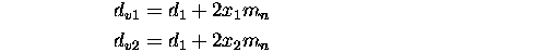 Diameter of V-circle